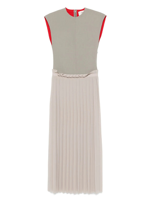AMI PARIS PLEATED DRESS